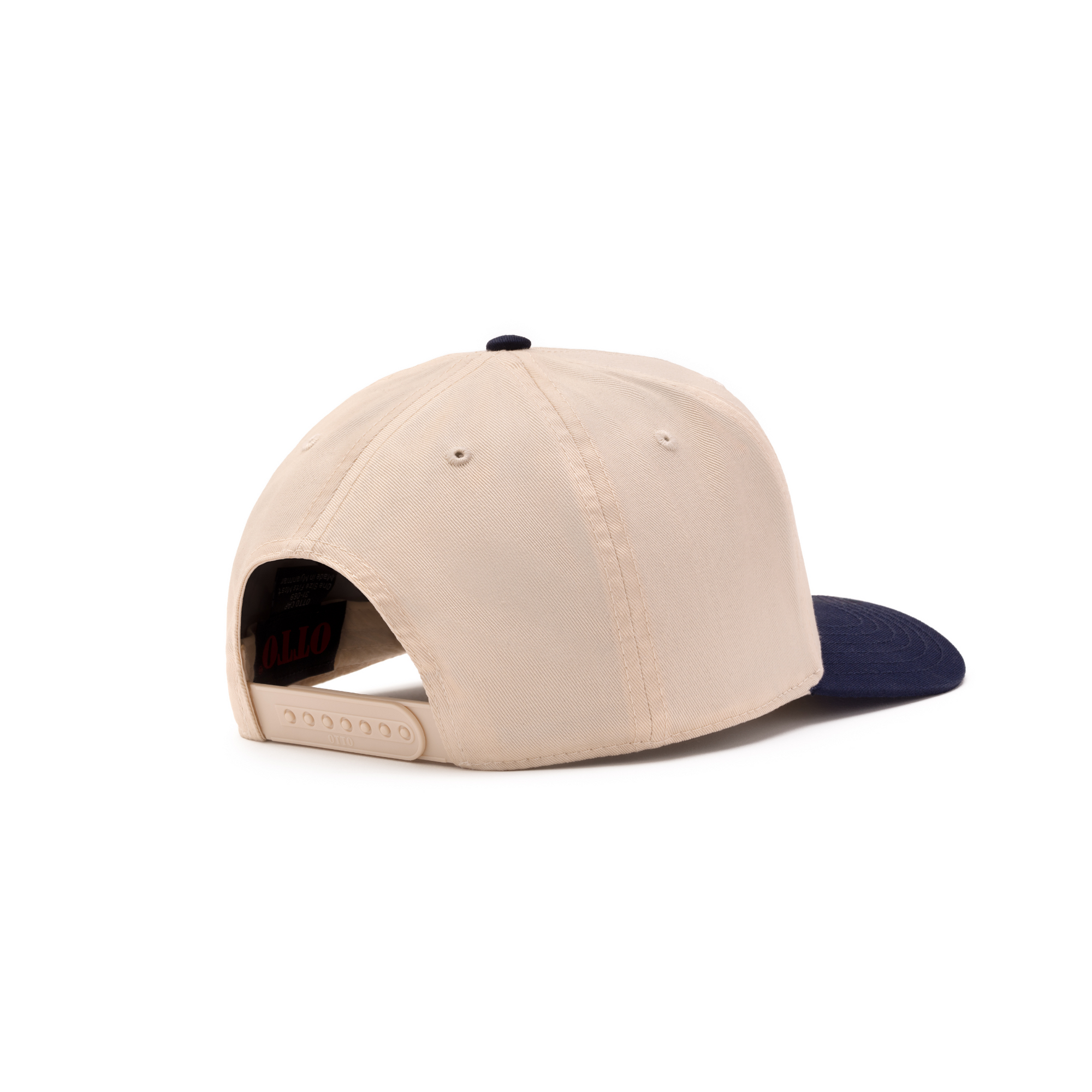 The Winston: Classic Beige & Navy Trucker Hat